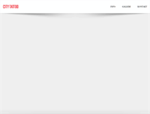 Tablet Screenshot of citytattoo.dk